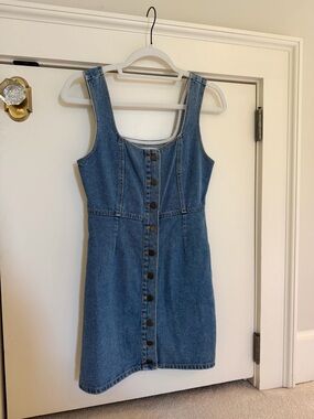 Urban Outfitters Denim Button-Front Dress